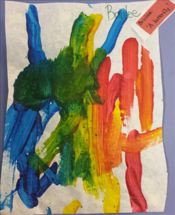 A picture of a butterfly from Discovery Preschool