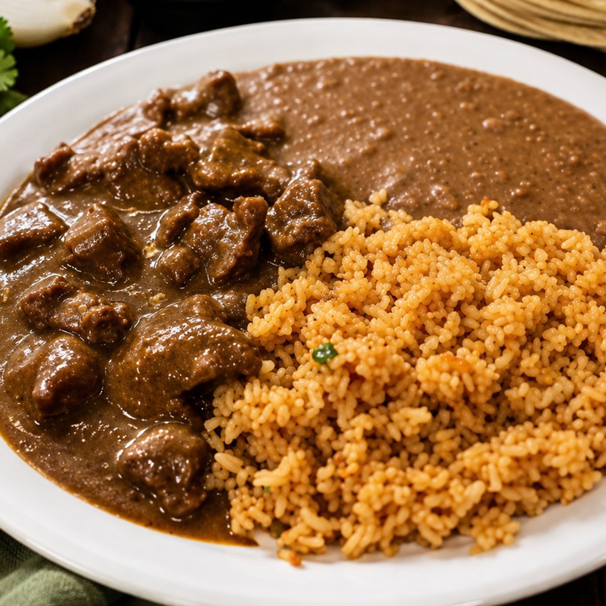 Carne Guisada Plate
