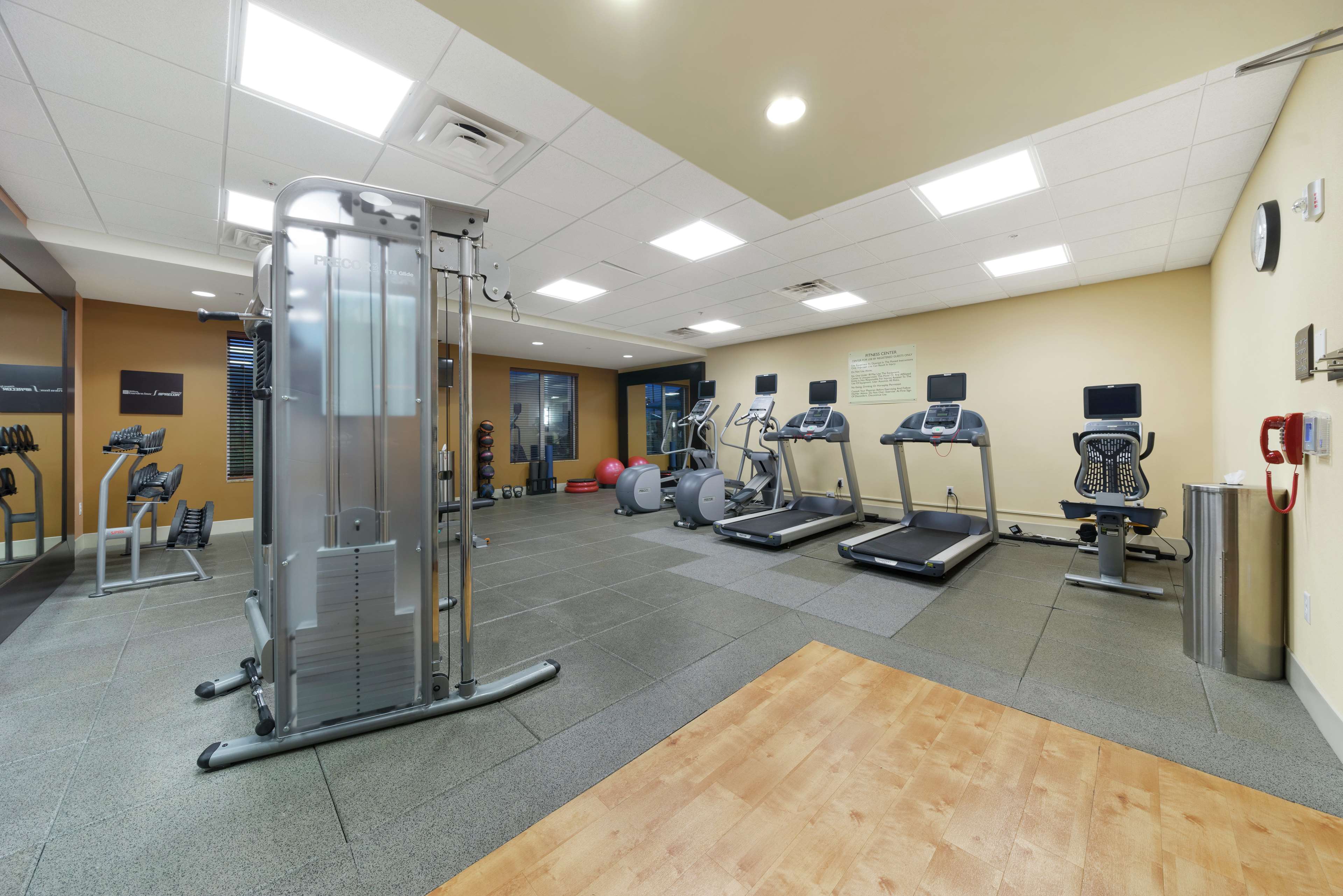 Health club  fitness center  gym