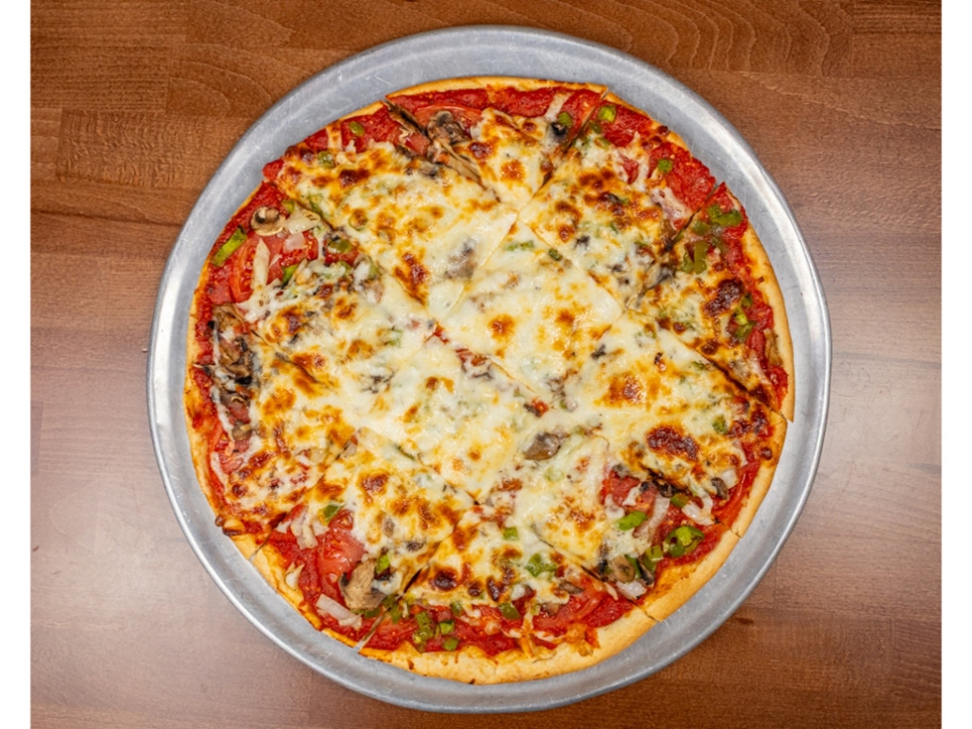 Small Veggie Thin Crust Pizza