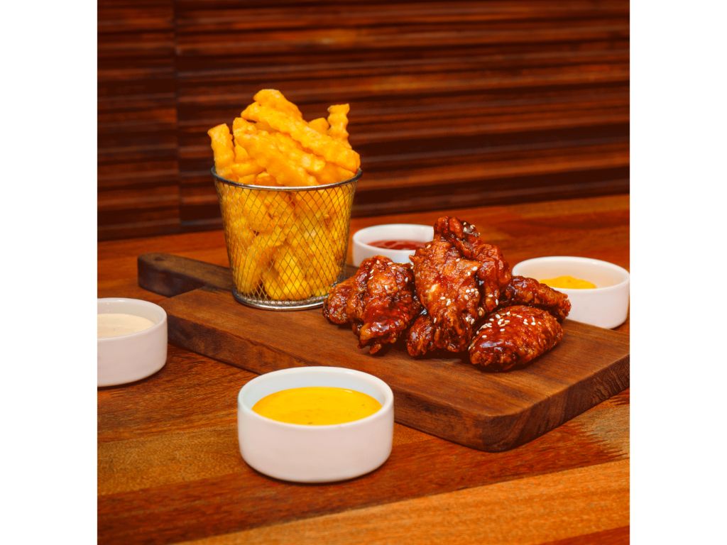 5 Wings & Jerkfries Combo (Separate Plates)