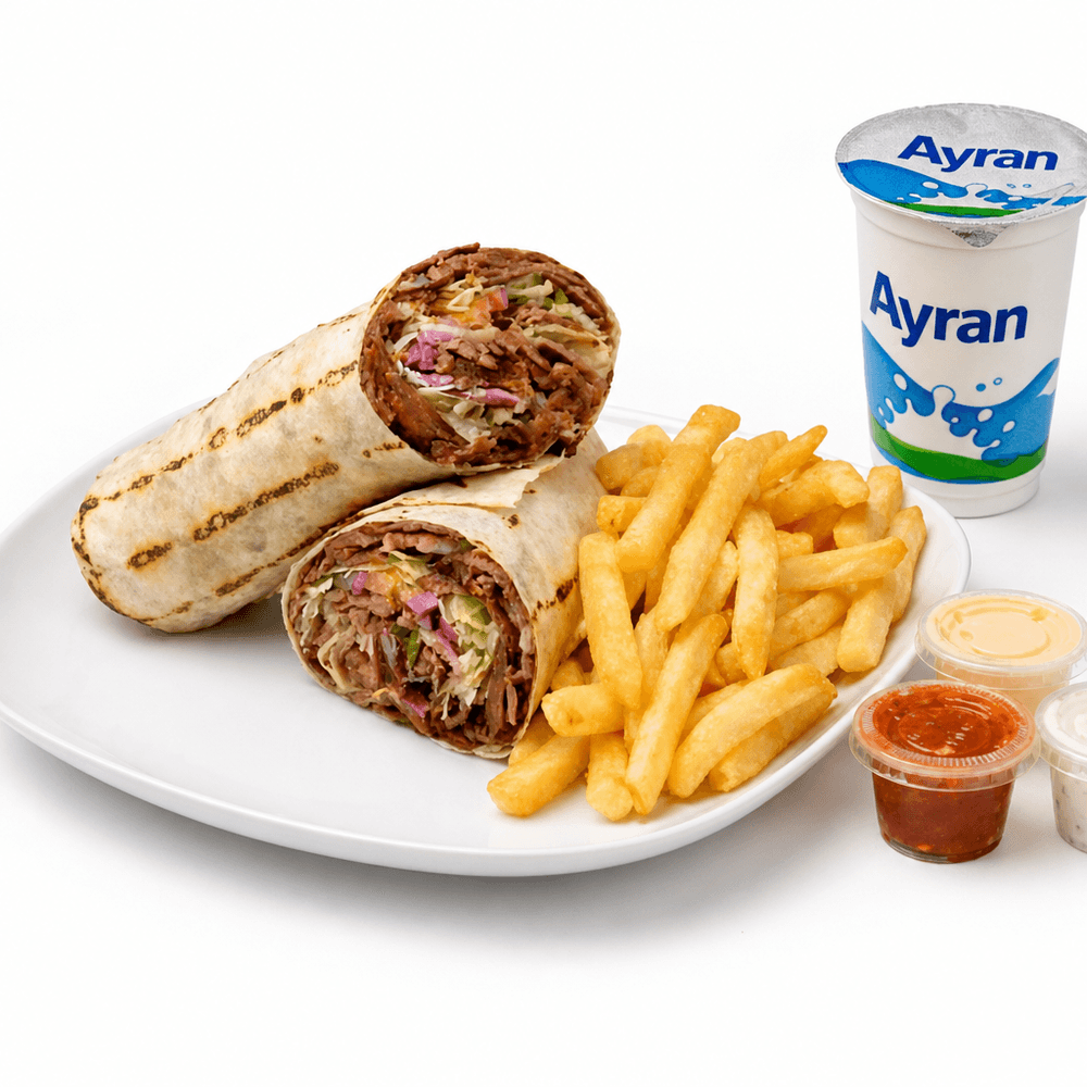 Mixed Wrap Combo with Ayran