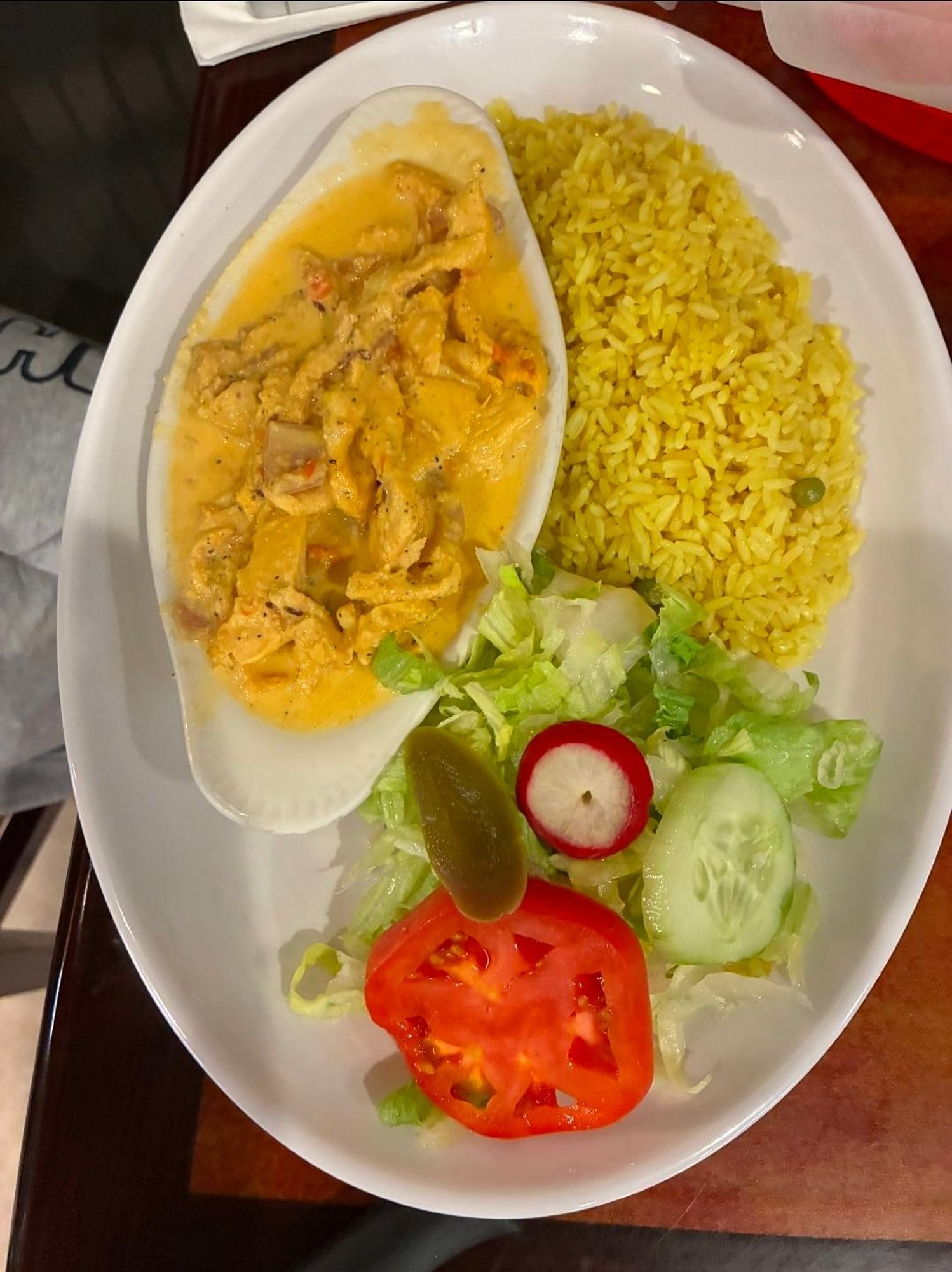 Pollo en Crema