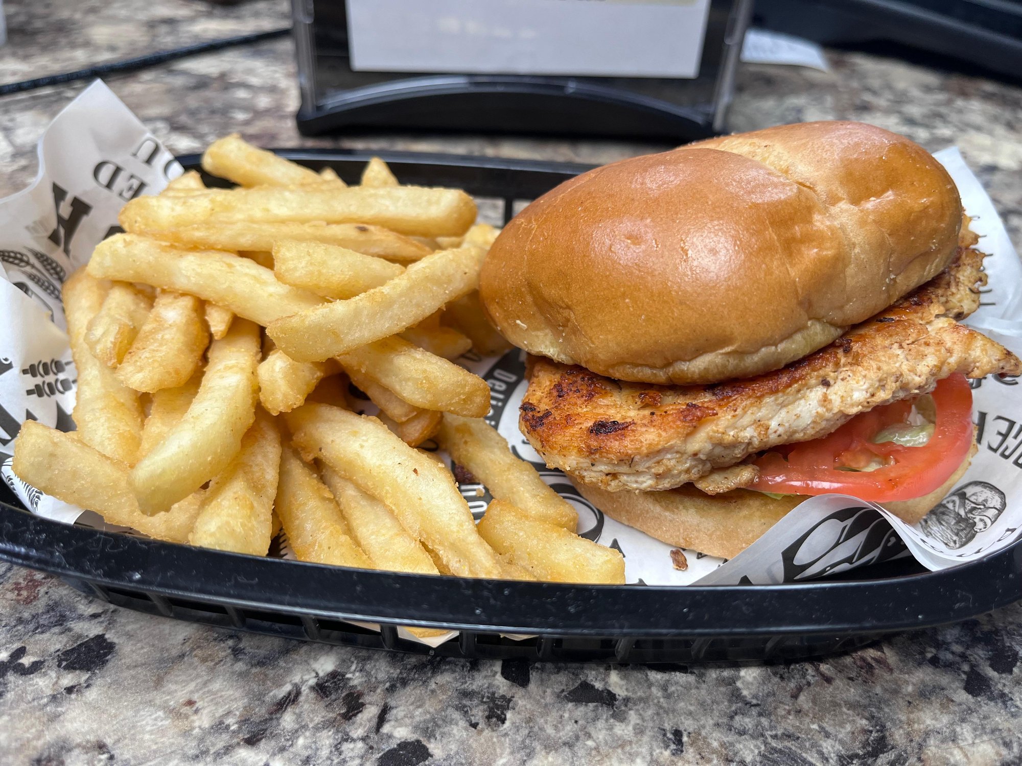 Big Cluck (Grilled) + Fries