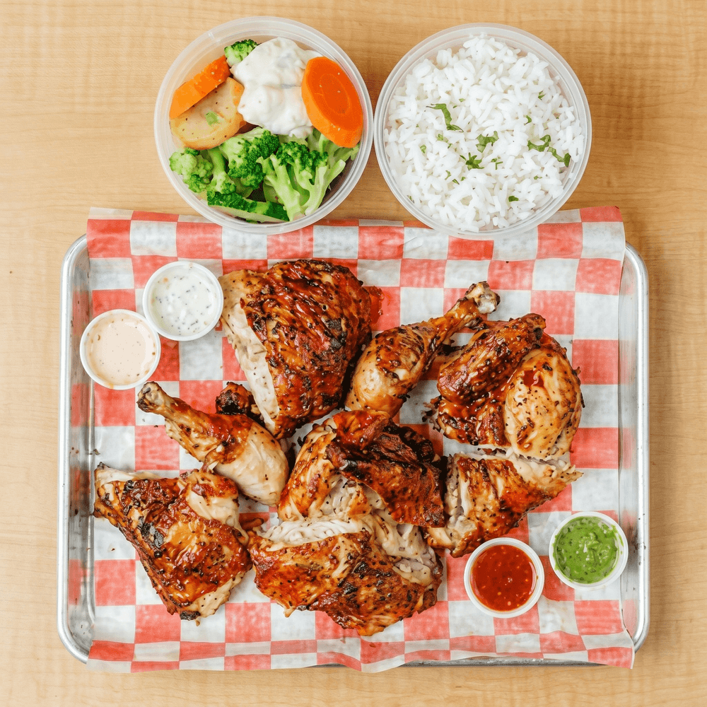 Special Limited Time Deal! 1 Whole Chicken+ 2 Large Sides