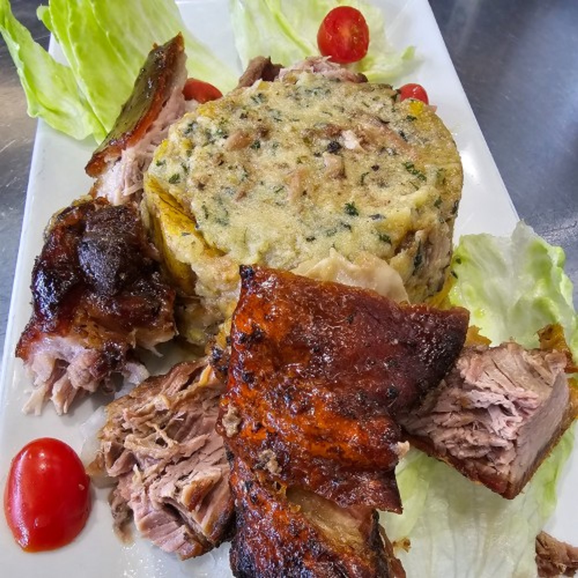 Pernil / Rost Pork Mofongo