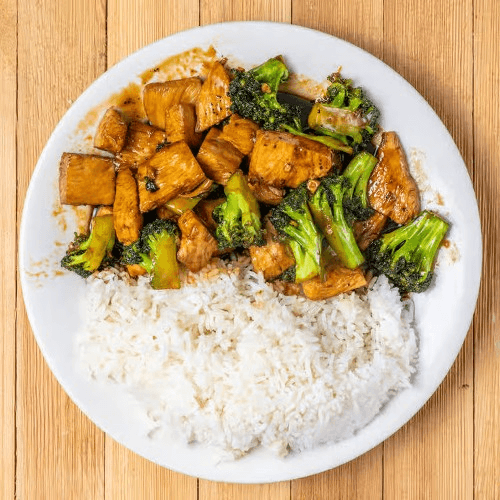 Chicken & Broccoli (With Steamed Rice)