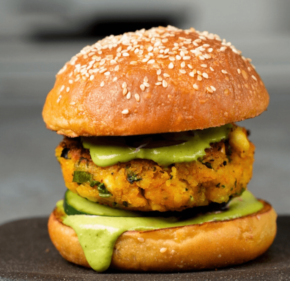 Butter Chicken Burger