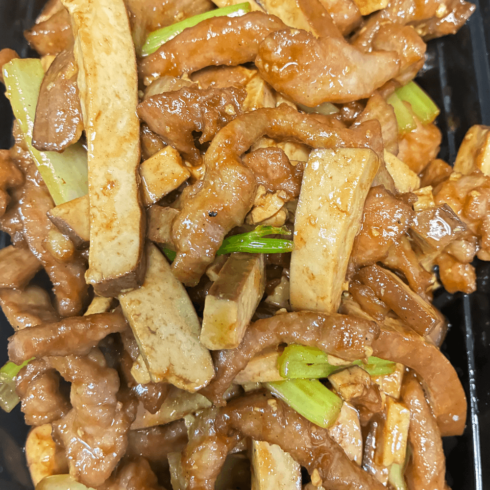 Shredded Pork with Tofu 香干肉丝