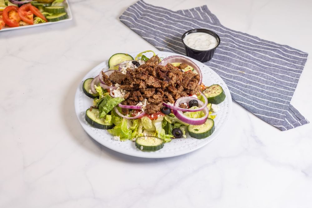 Lamb And Beef Gyro Salad