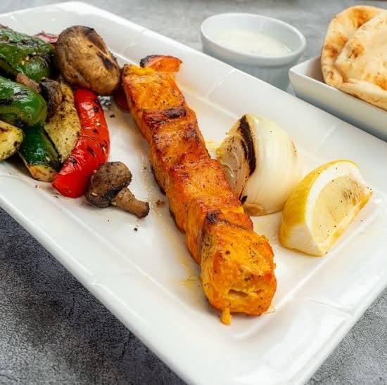 Kids Salmon Shish Kebab