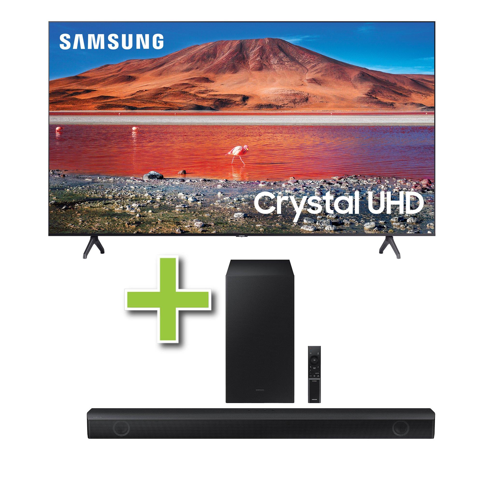 65" Samsung 4K Ultra HD Smart TV & Samsung Soundbar