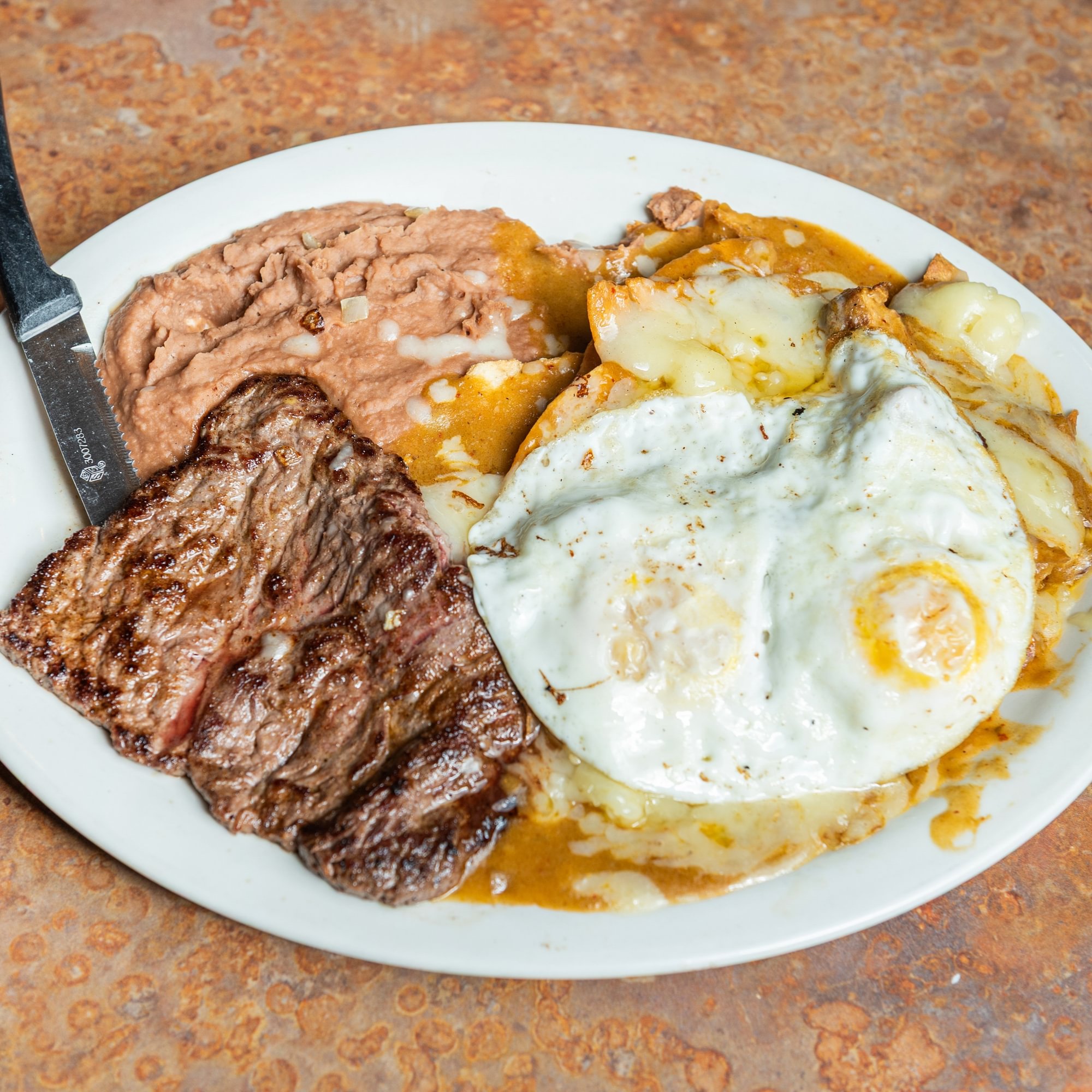 Steak Chilaquiles