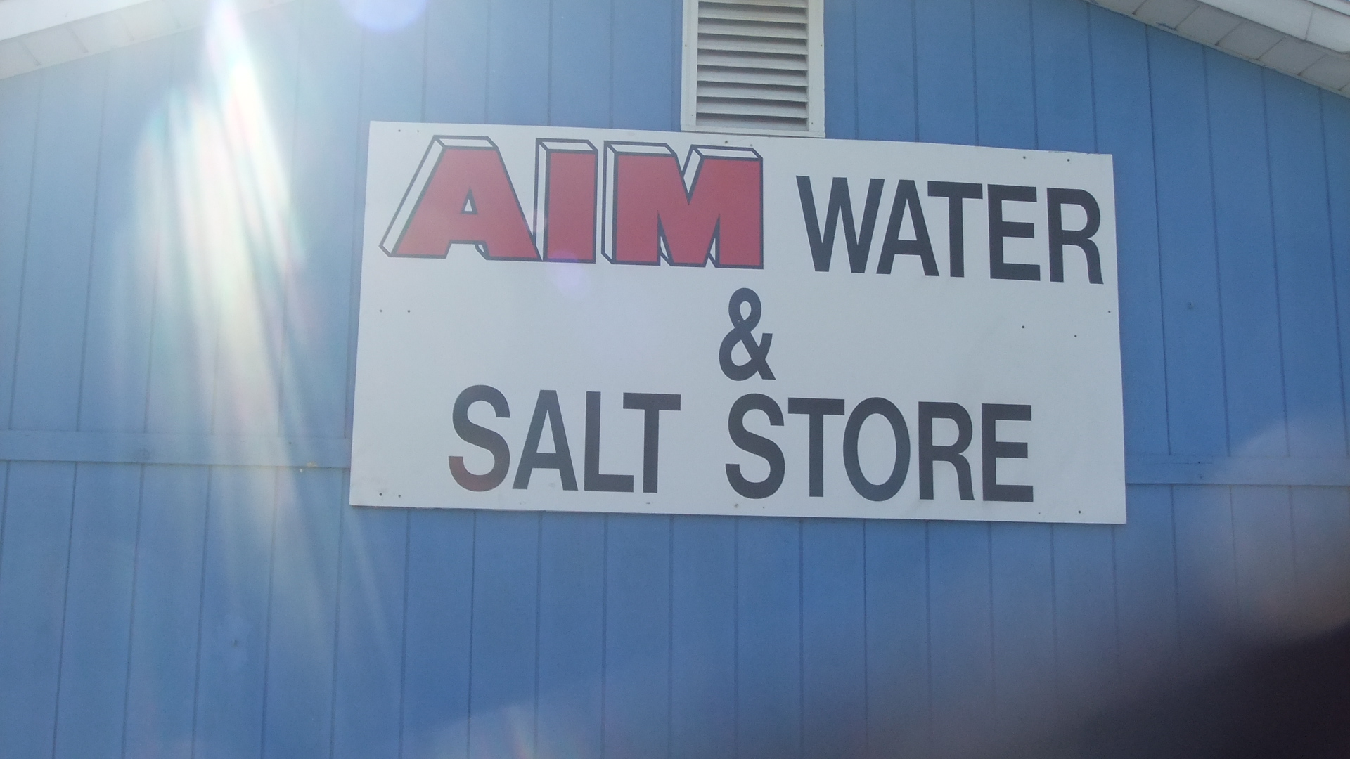 AIM Water Treatment Photo