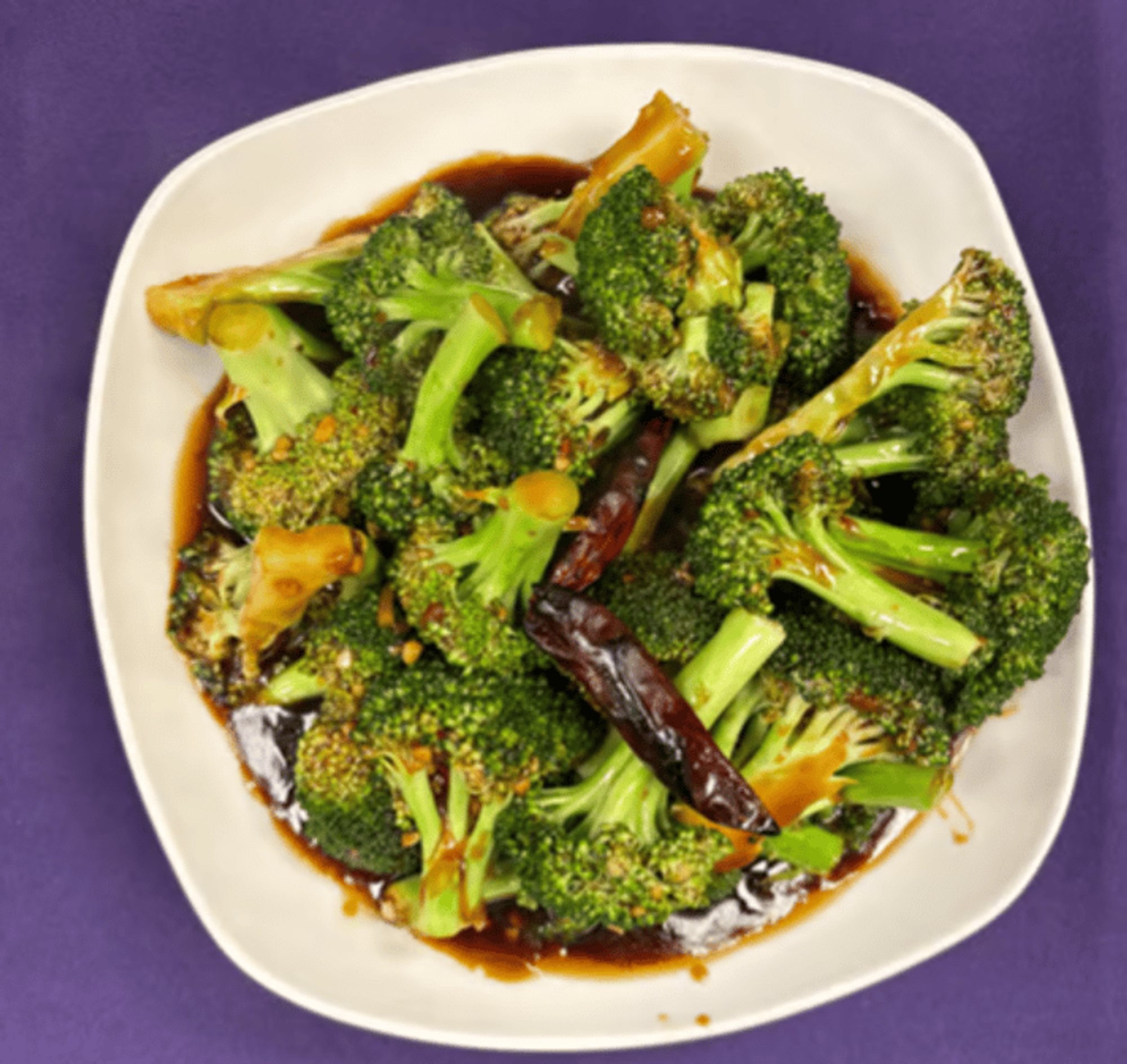 V2. Broccoli in Garlic Sauce