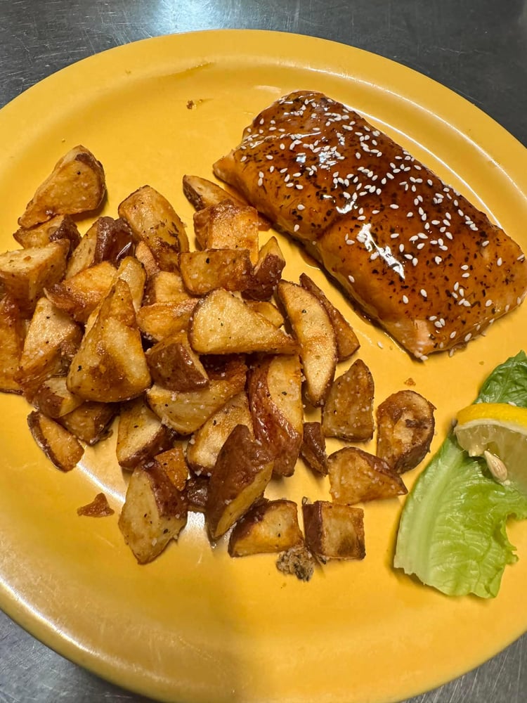 Baked Bourbon Salmon