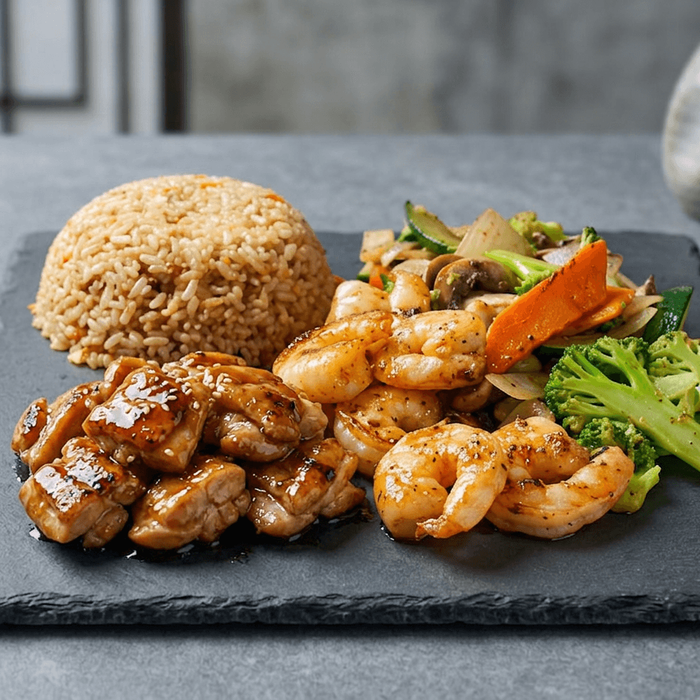 Chicken & Shrimp Hibachi Combo
