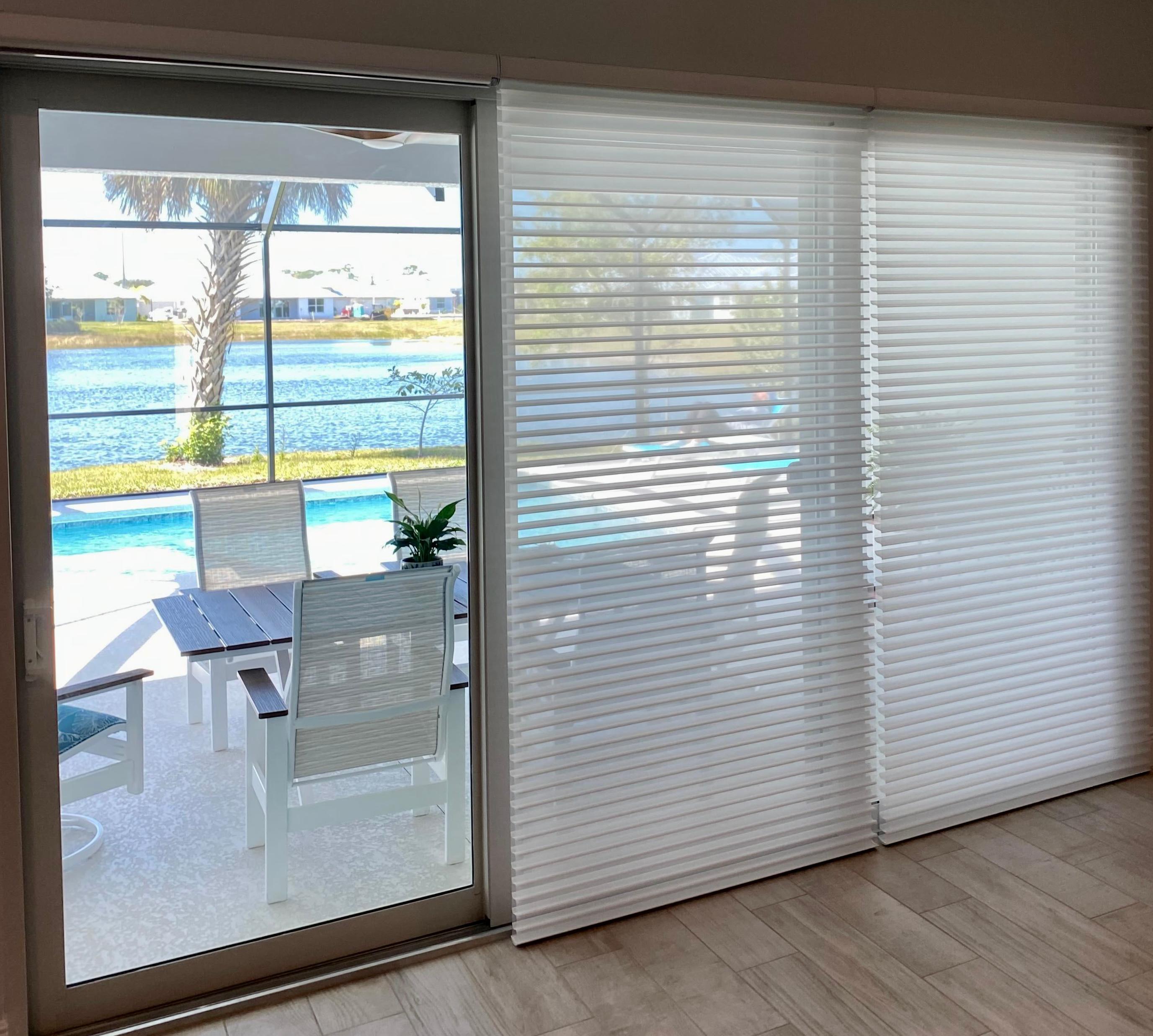 Allow warm, natural Florida sunshine to flood in your home, but not at the sake of your privacy! Our cellular shades offer the perfect balance between privacy and natural light. They come in a range of opacity levels which allows YOU to control how much light enters your home.