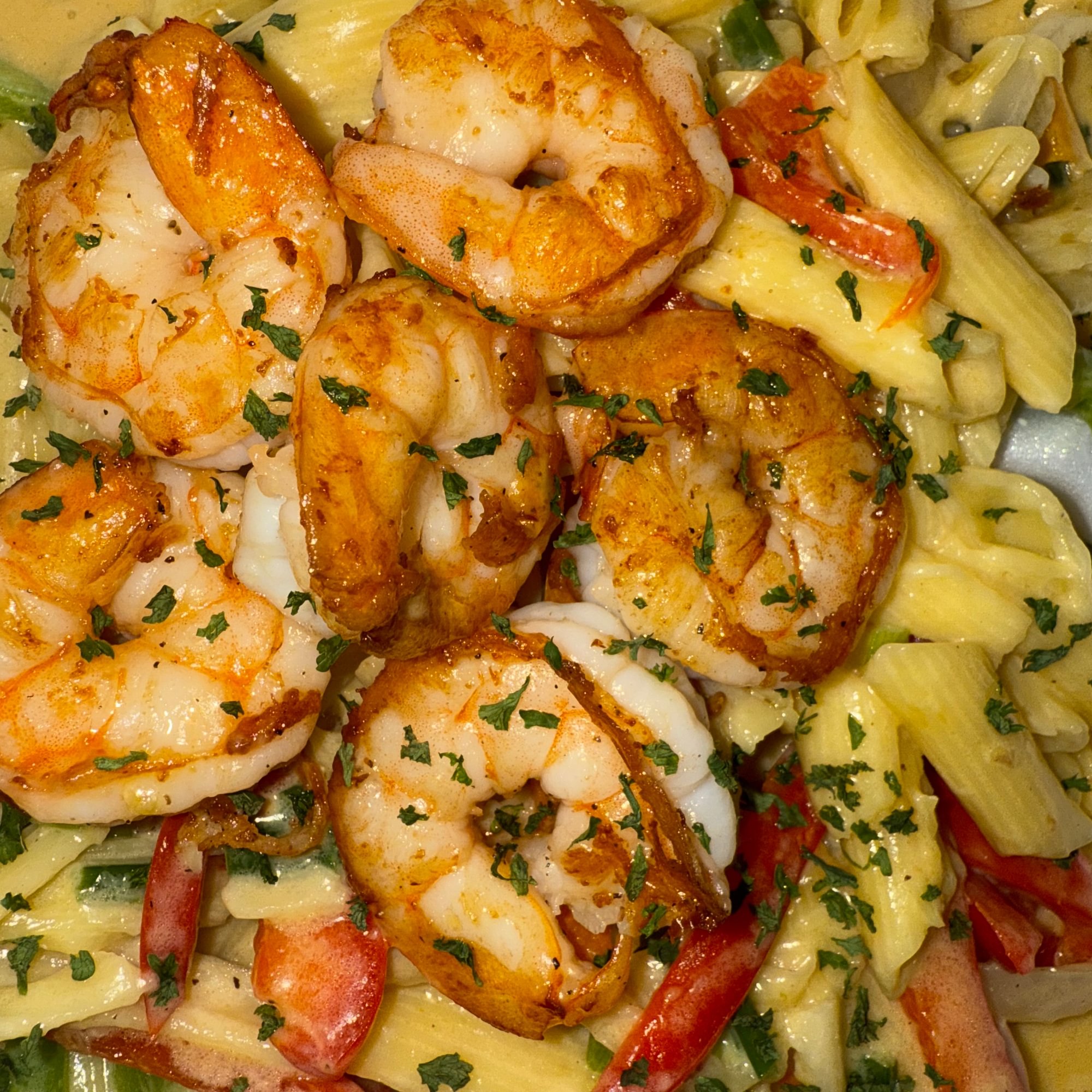 Jerk Pasta with Shrimp