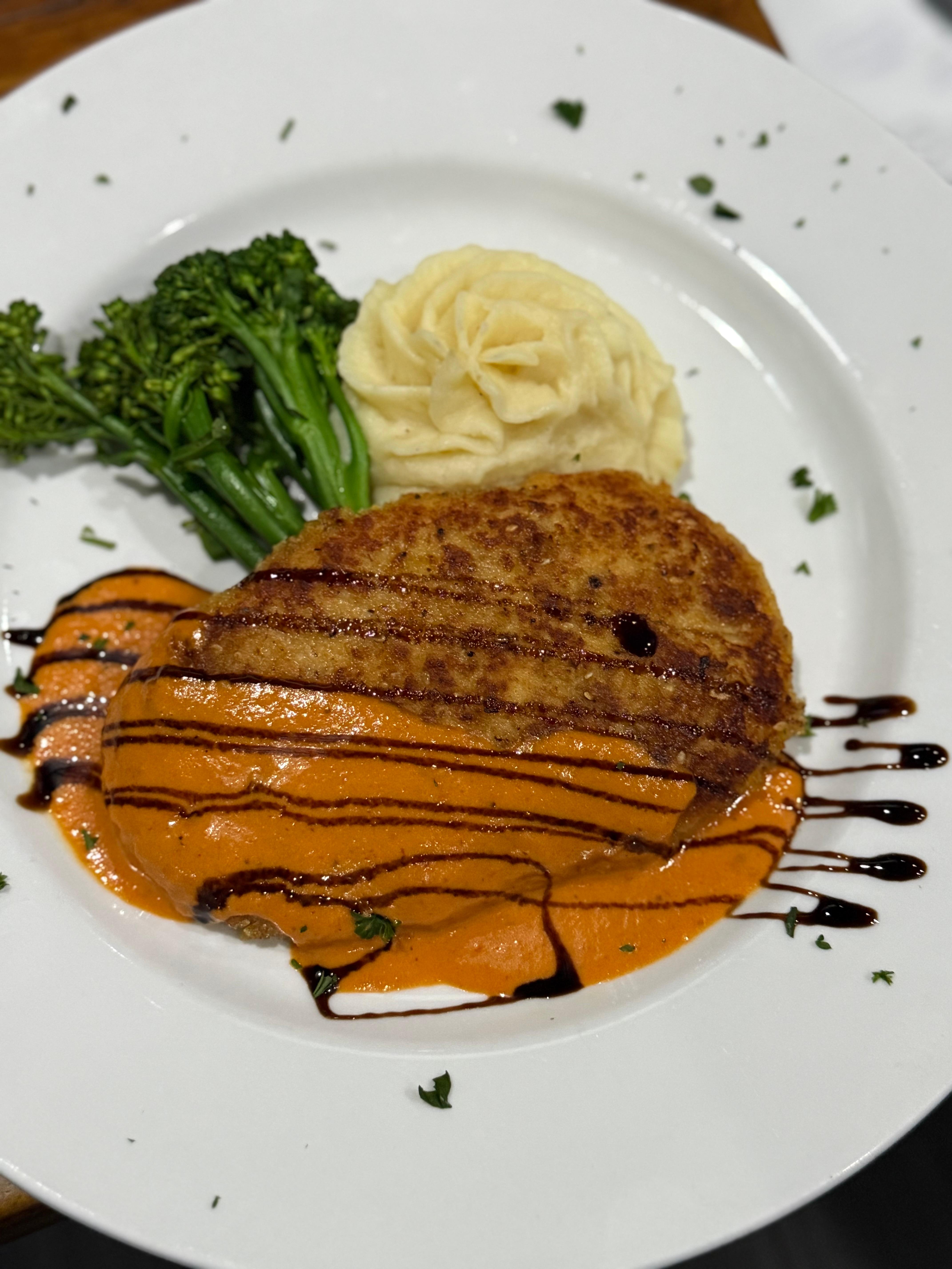 Chicken Schnitzel Dinner