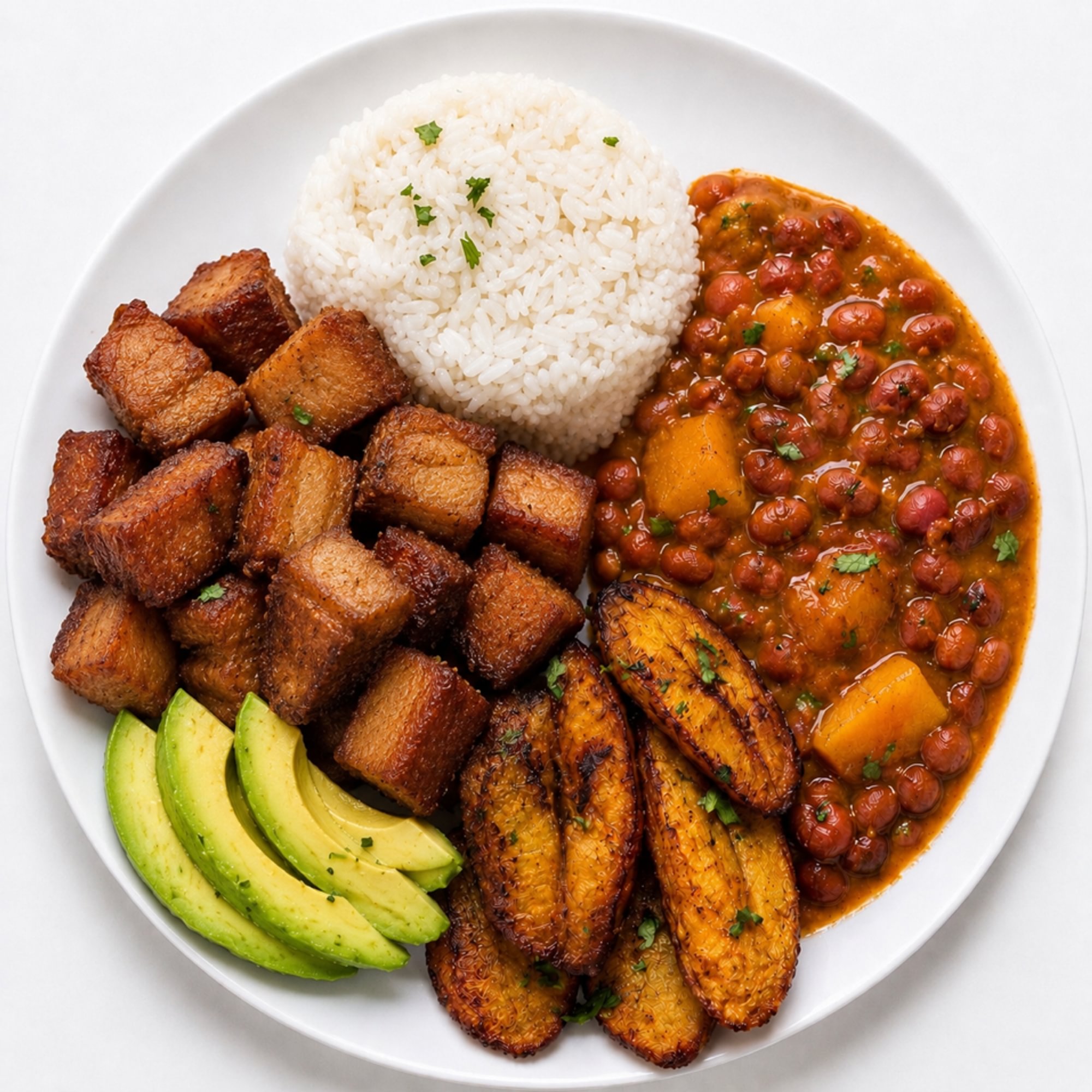 Carne Frita with 2 Sides