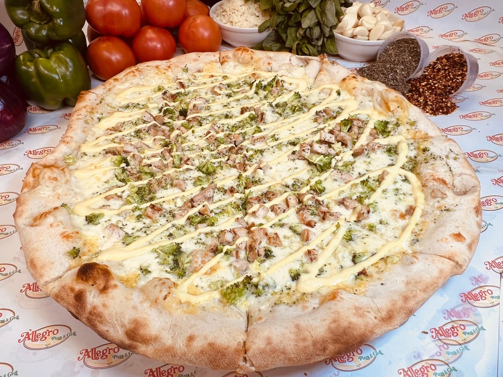 14" Dijon Chicken & Broccoli