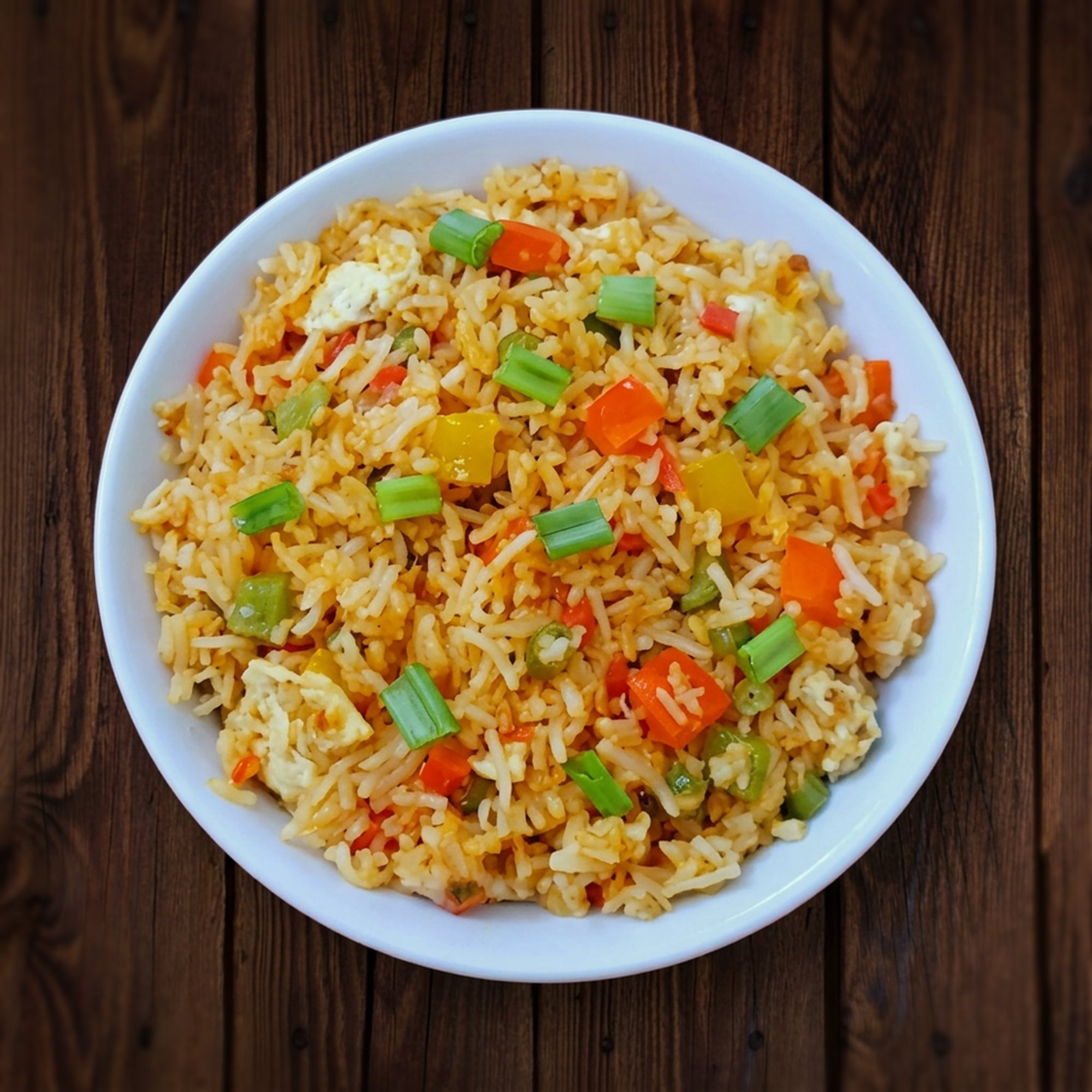 Schezwan Egg Fried Rice