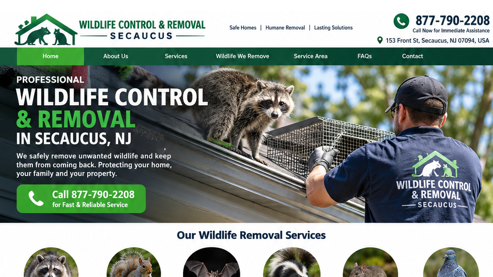 Wildlife Control Removal Secaucus