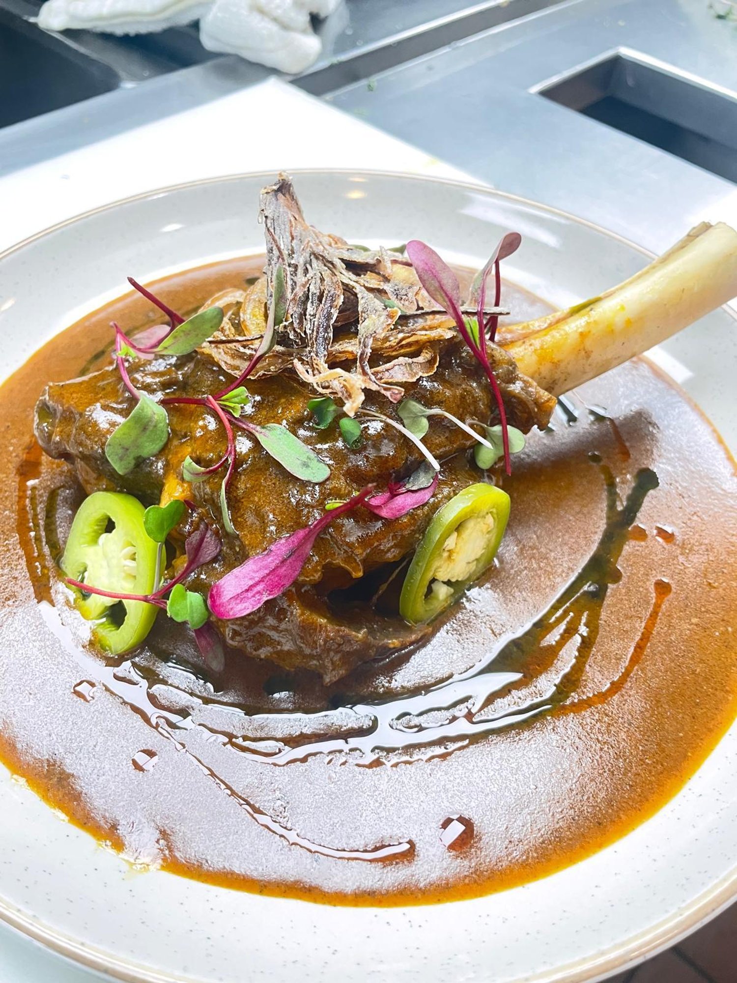 Lamb Shank w/ paratha