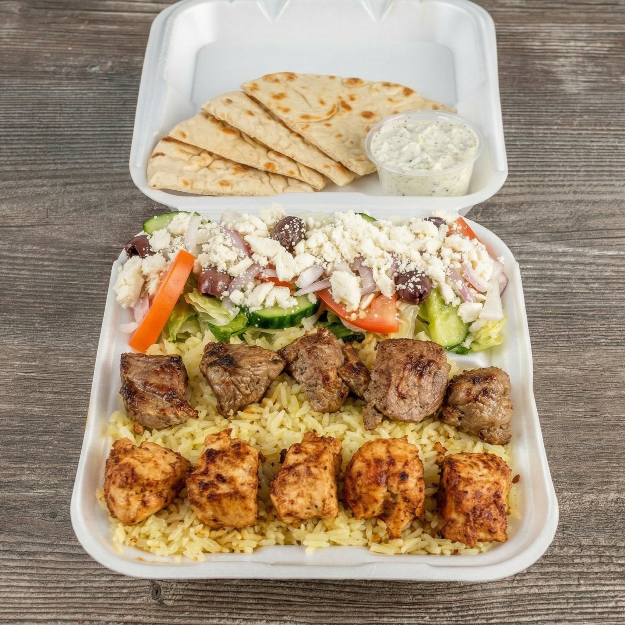 Lamb & Chicken Combo Plate