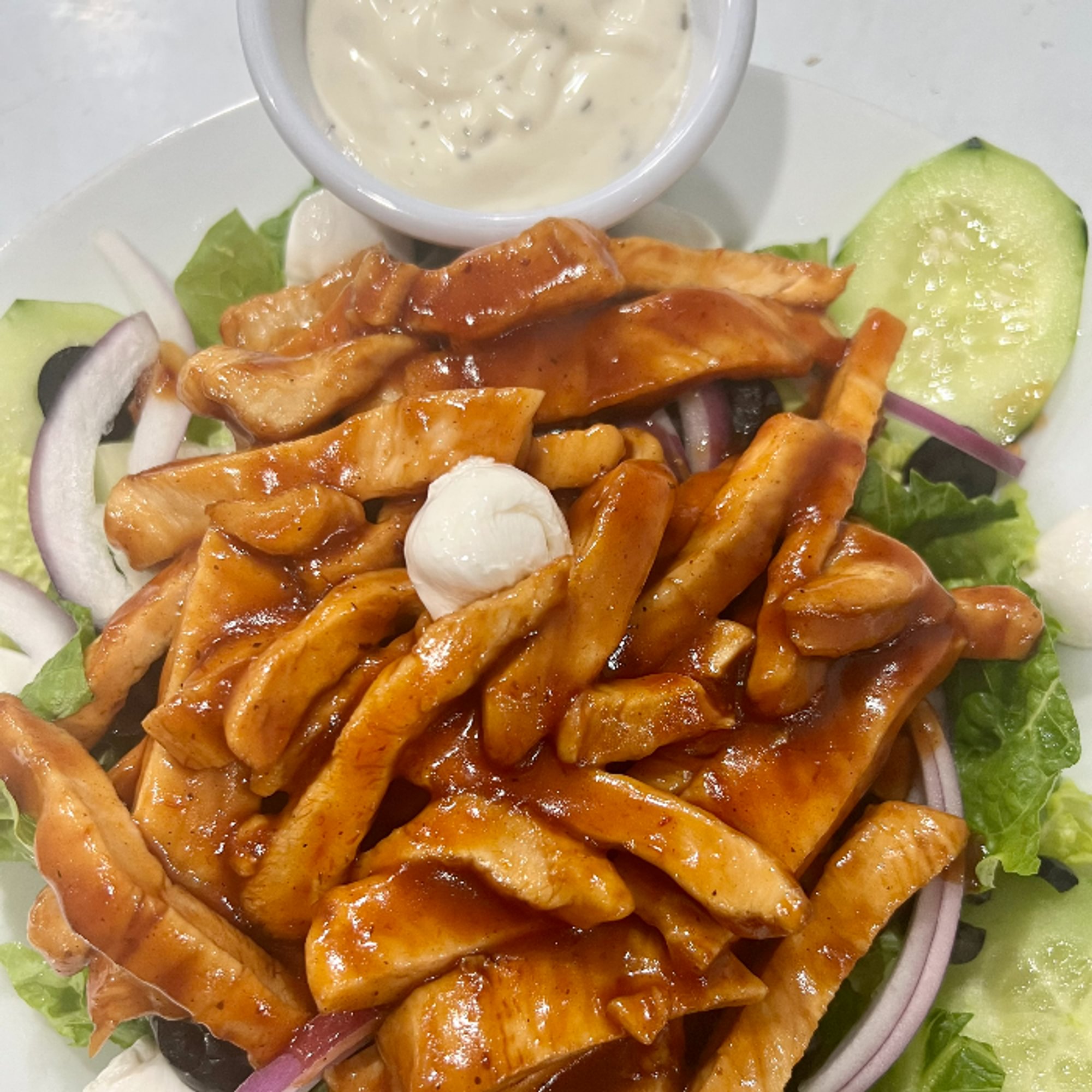 BBQ Chicken Tossed Salad (lg.)