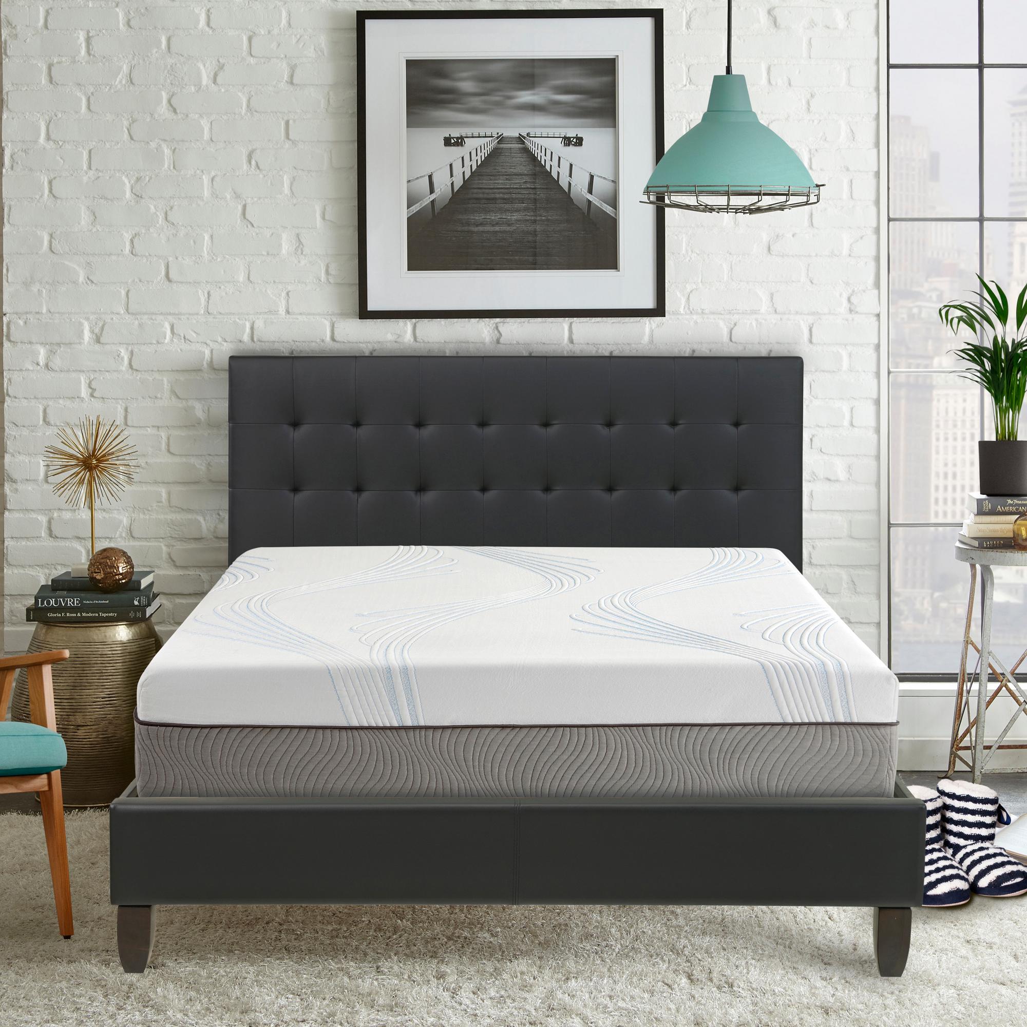 8" Tight Top Firm Queen Gel Memory Foam Mattress in a Box