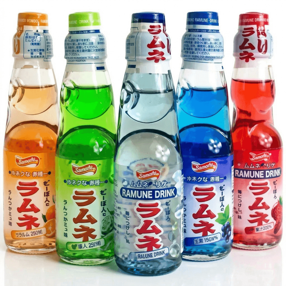 Carbonated Ramune Drinks