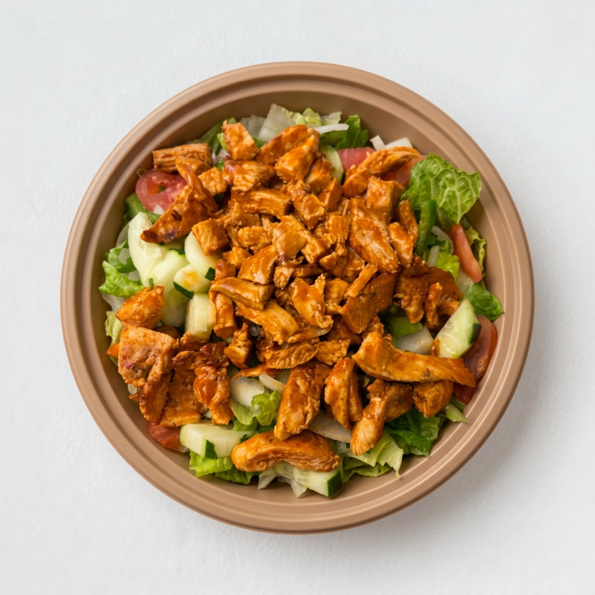Buffalo or BBQ Chicken Salad