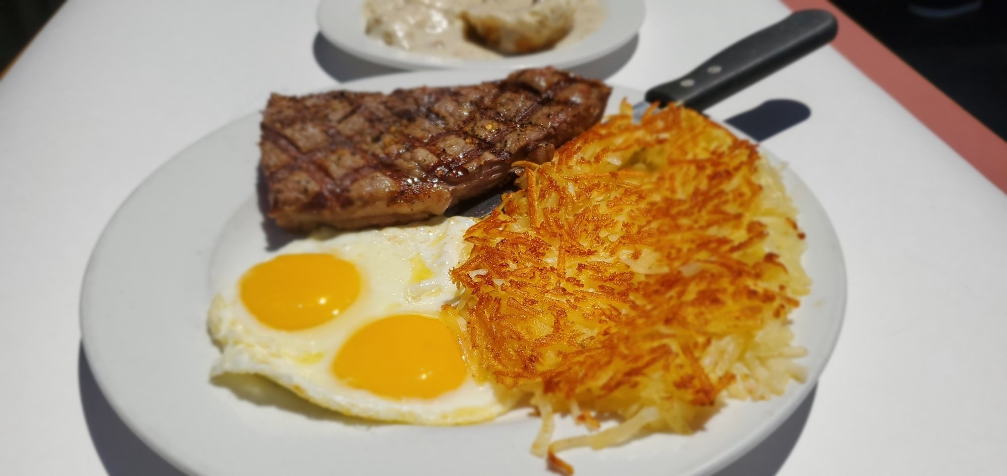 Top Sirloin Steak & Eggs