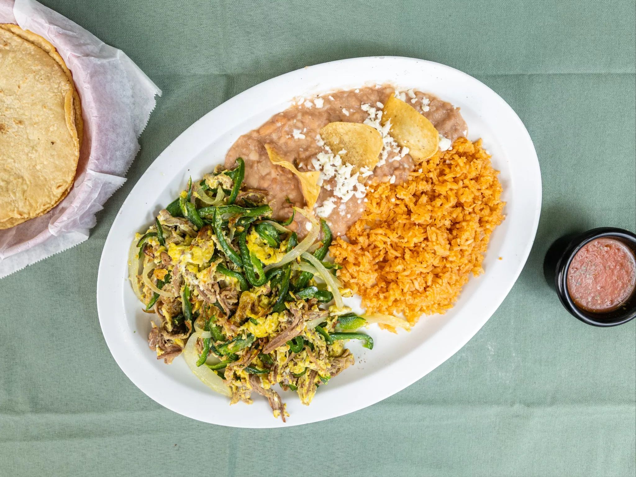 Machaca con Huevos Plate