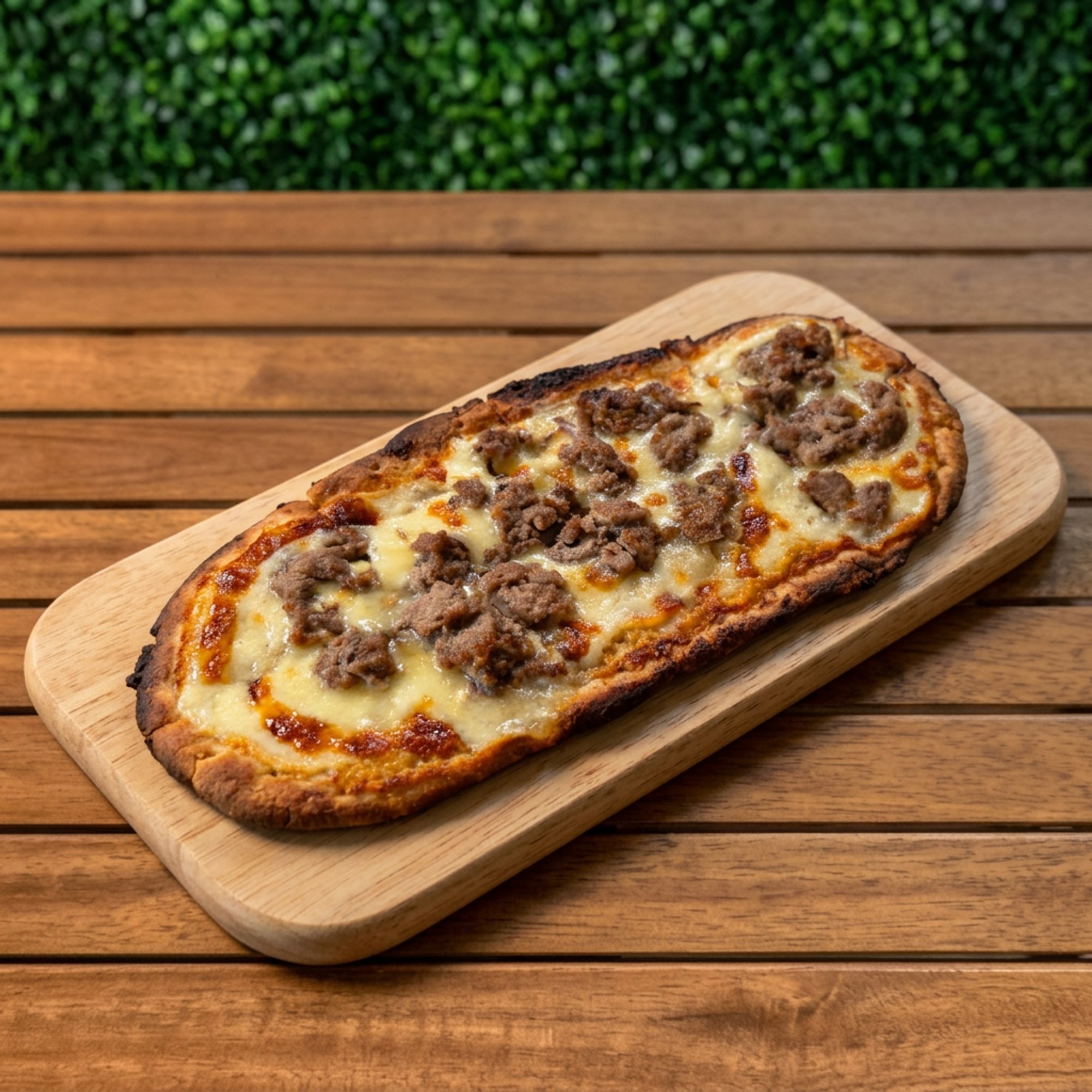Philly Cheesesteak Flatbread