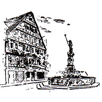 Logo der Dr. Linz'sche Apotheke am Marktbrunnen