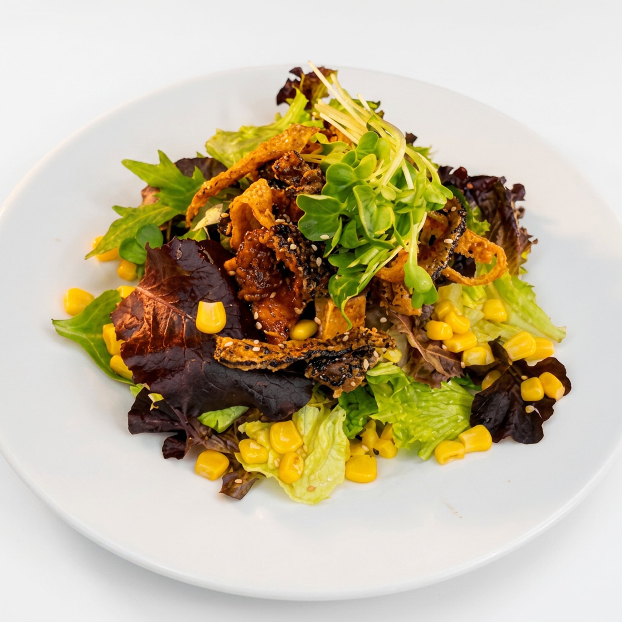 Salmon Skin Salad
