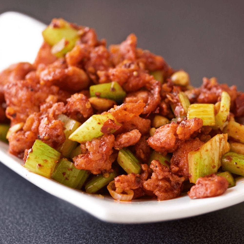 Szechuan Mala Chicken with Peanuts