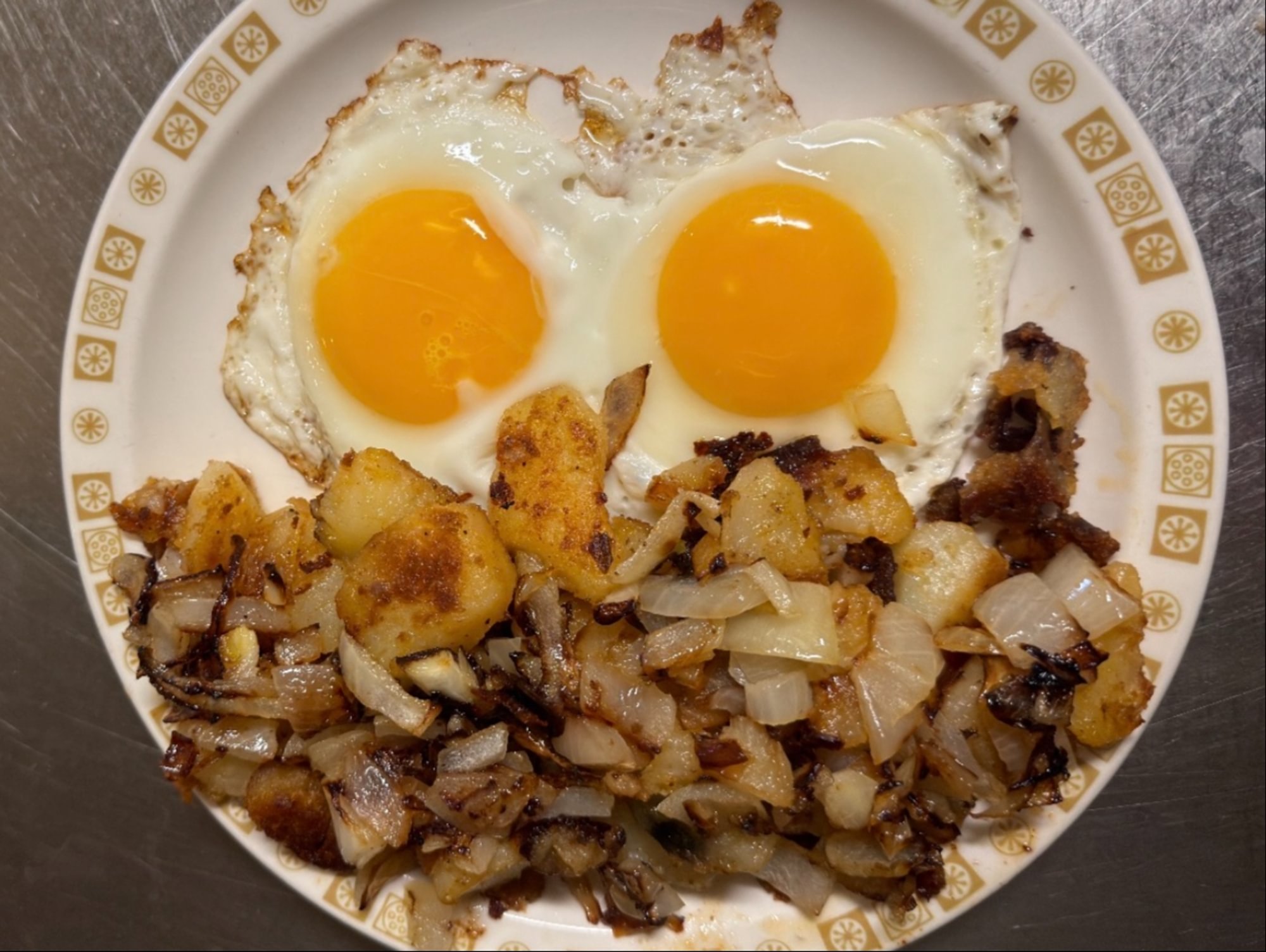 13. Two Eggs, Home Fries & Toast