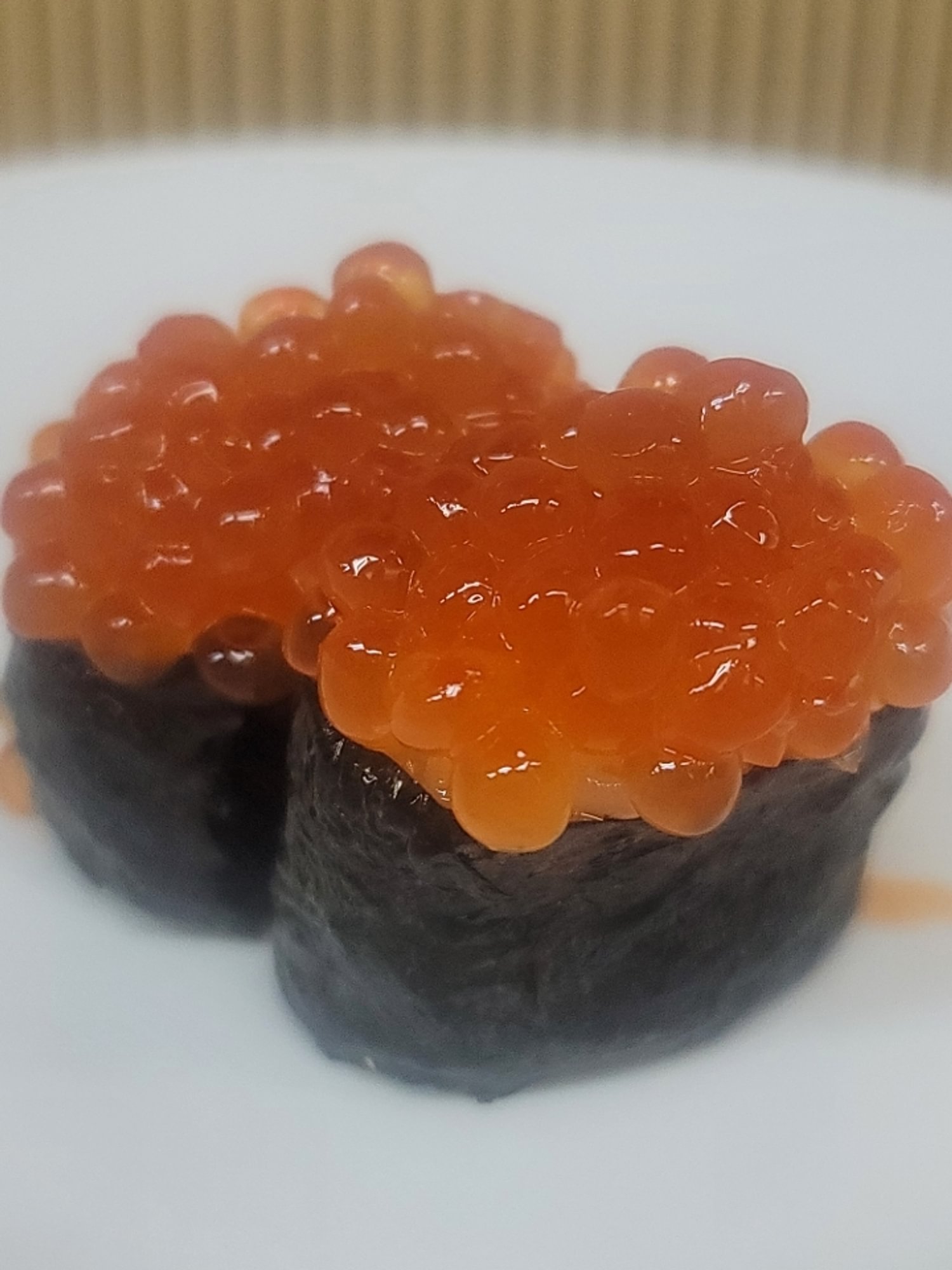 Salmon Egg Sushi (Ikura)