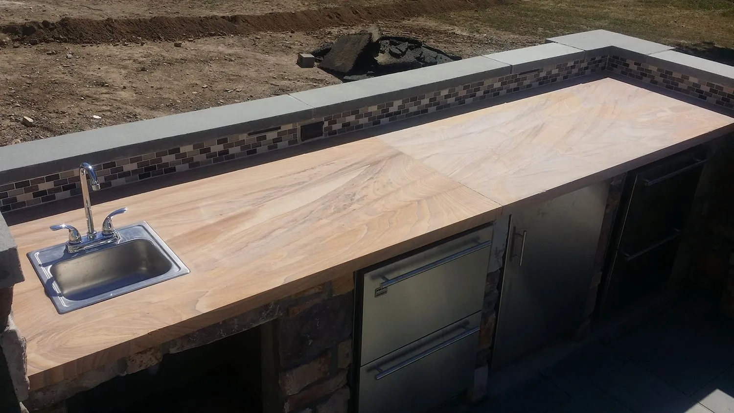 Outdoor Kitchen Installation