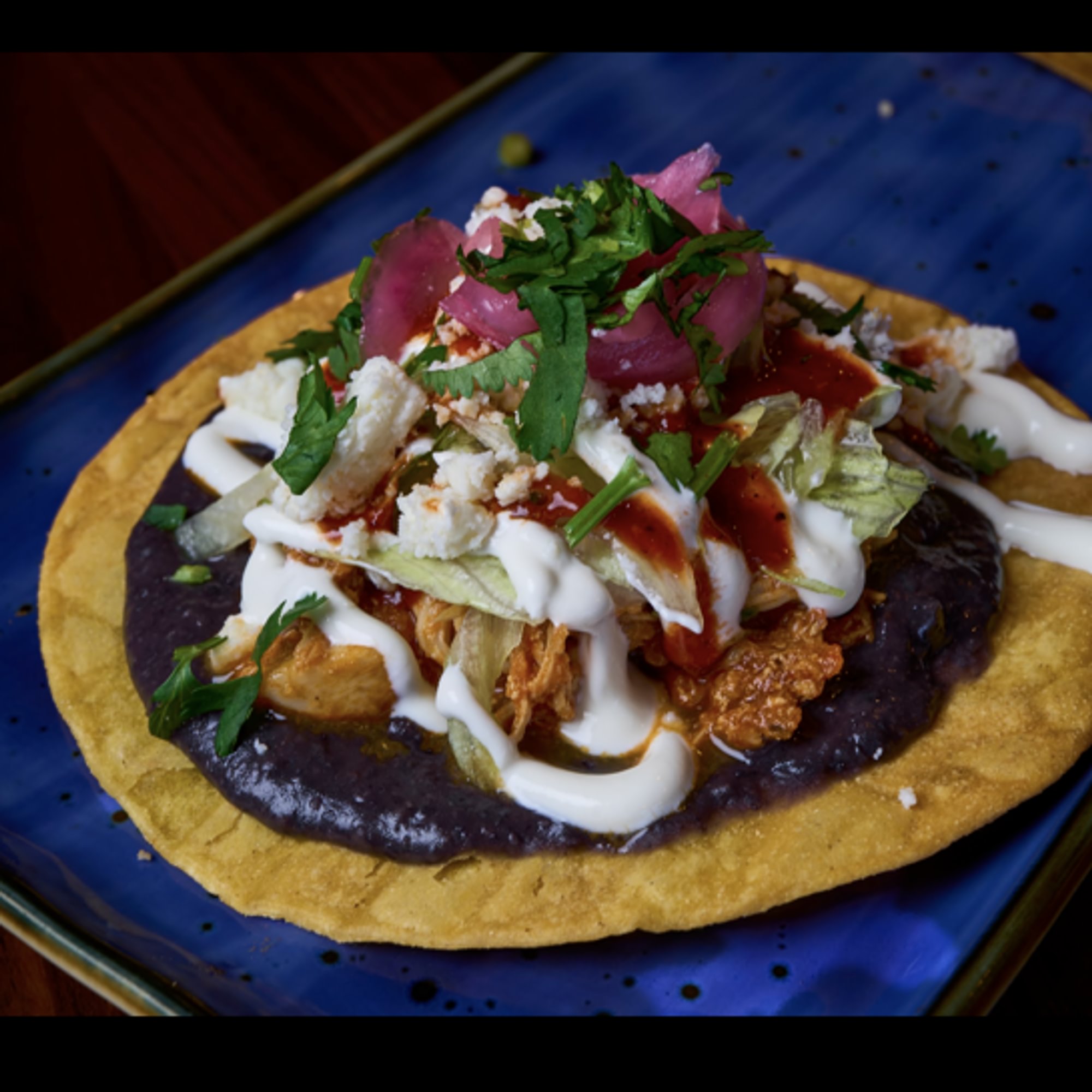 Tostadas de Tinga
