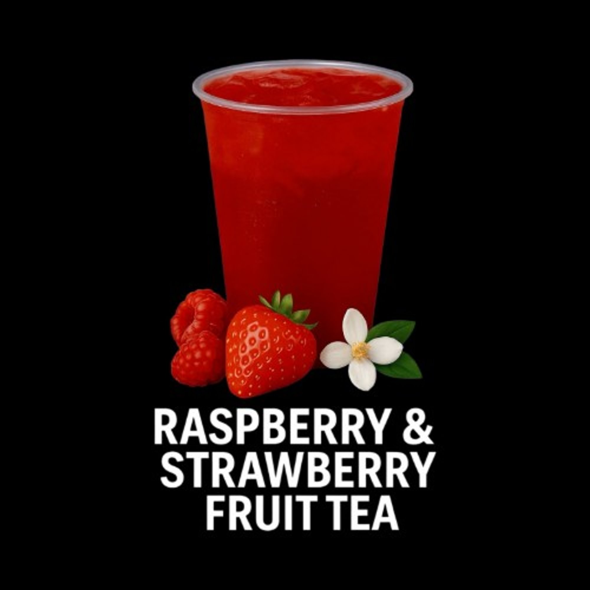 Raspberry & Strawberry Fruit Tea Flavor