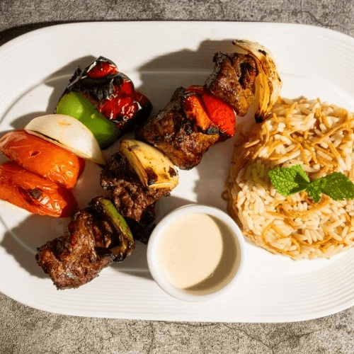 Beef Kabob Plate
