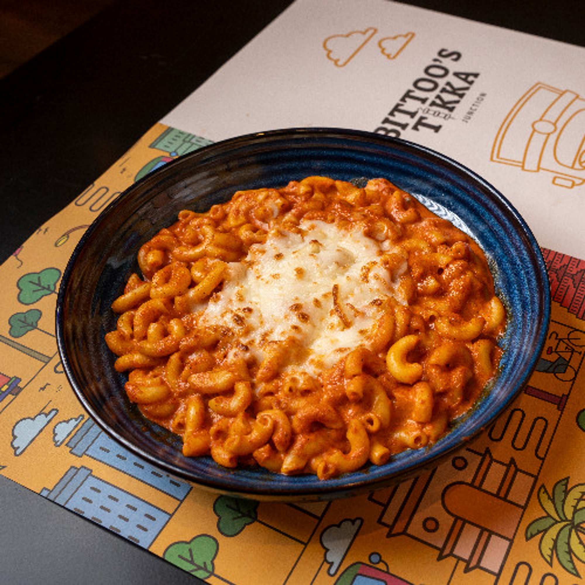 Paneer Tikka Mac and Cheese