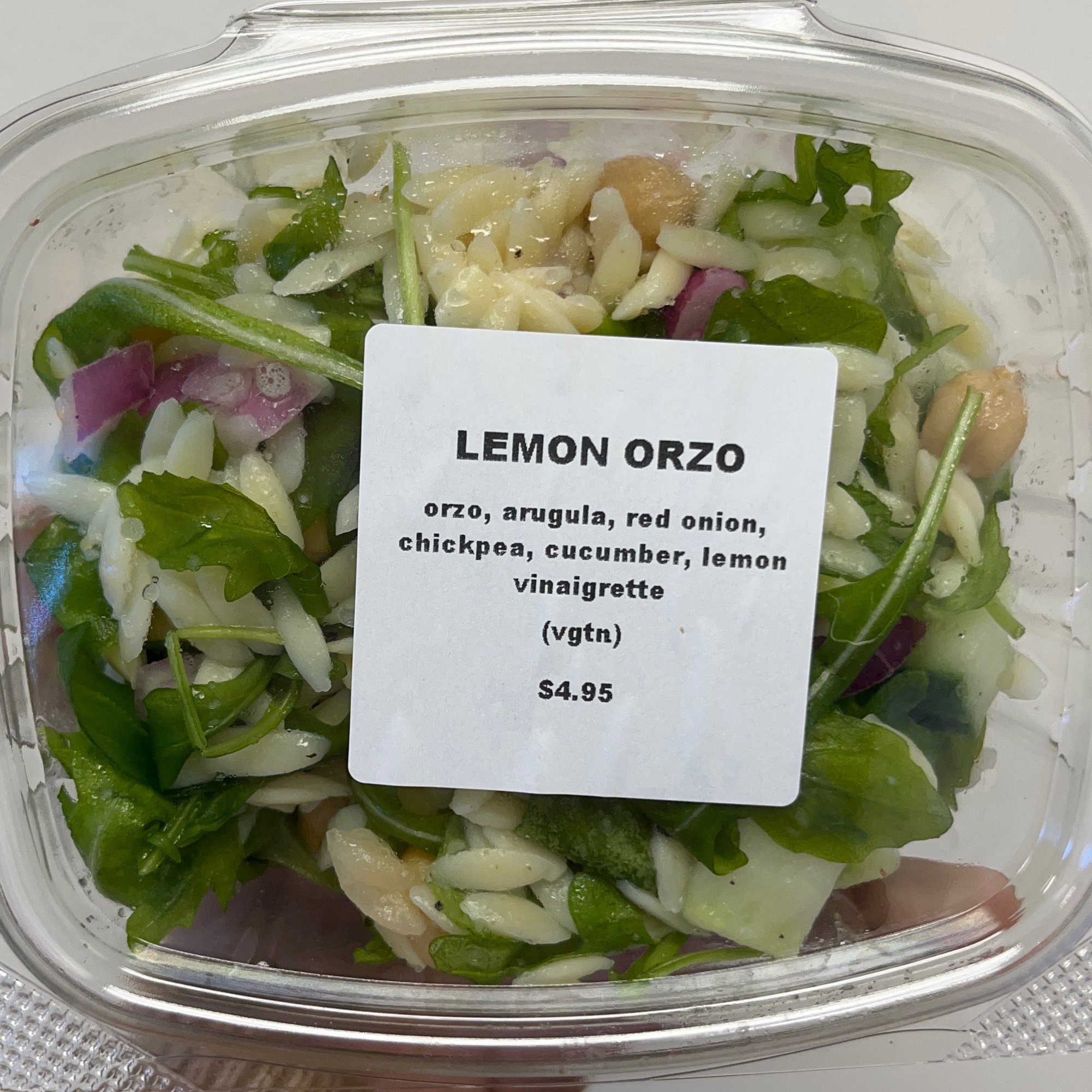 Lemon Orzo Side Salad