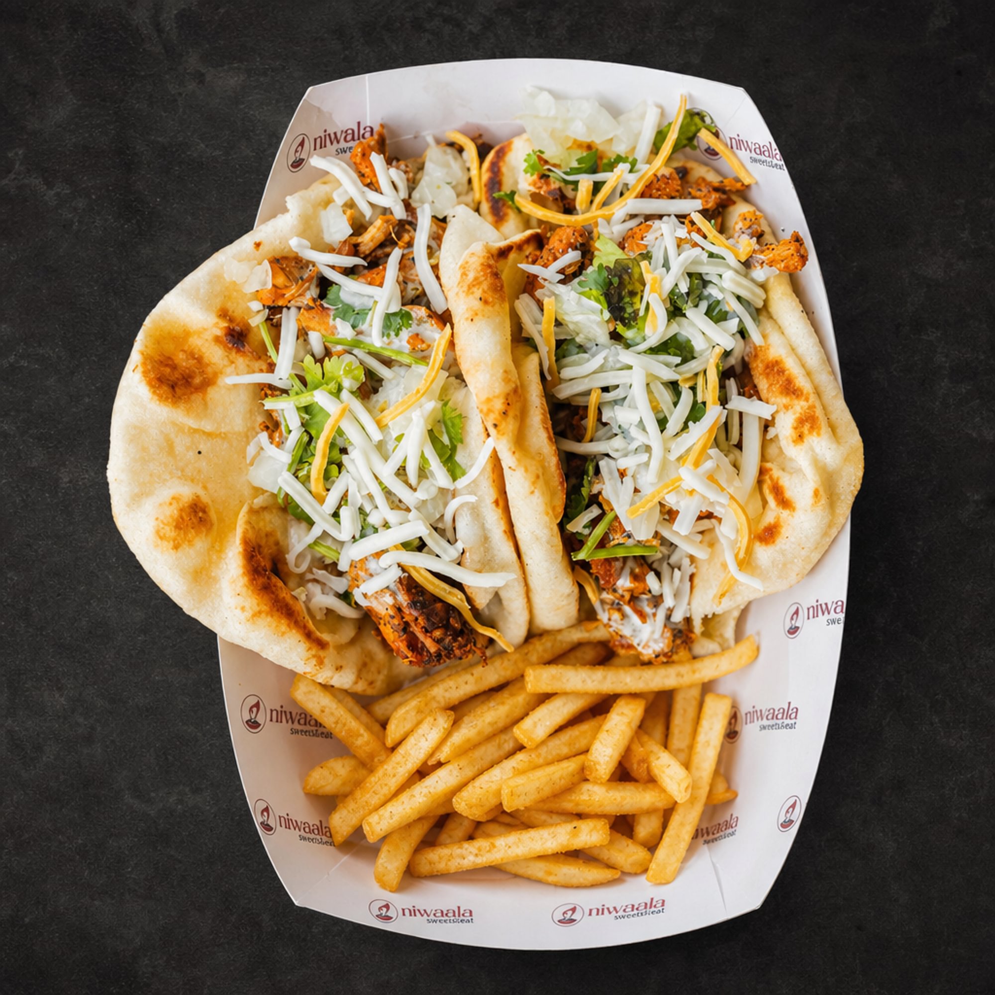 Naan Tacos Tandoori Shawarma Combo