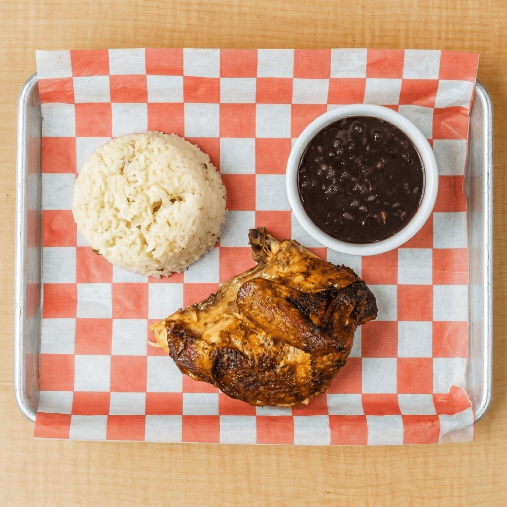 1/4 White Charcoal Grilled Chicken with 2 Sides